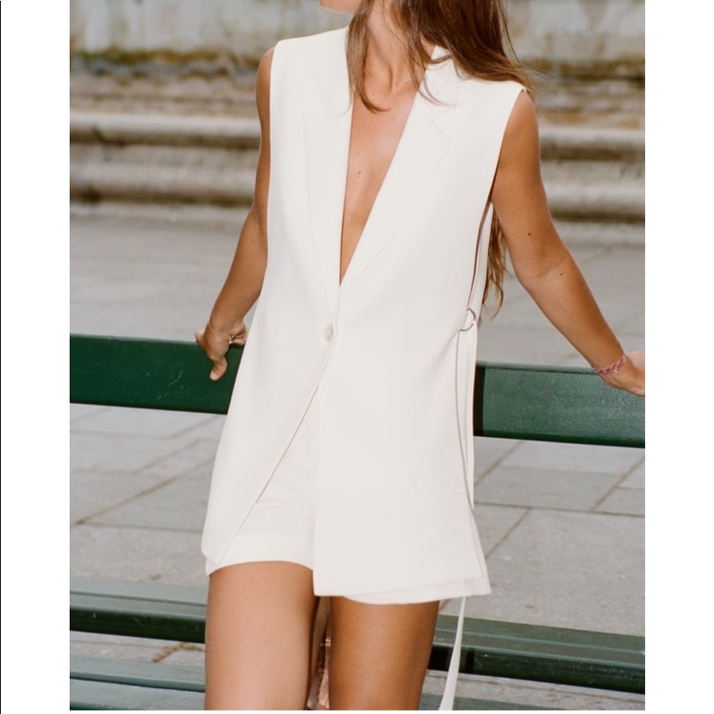 ZARA Vest with slits, size S, brand new